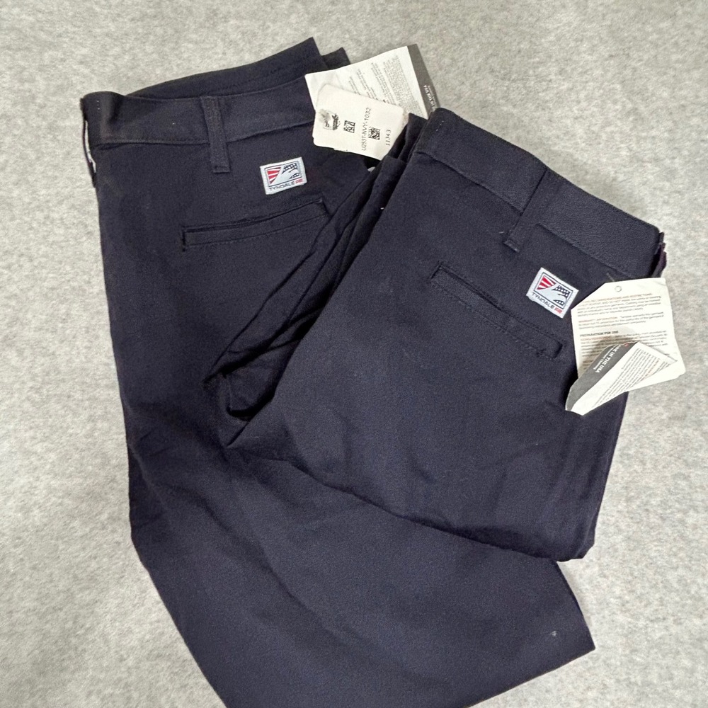 TYNDALE  Work Pants Arc‎ Rated Flame Resistant Navy Blue W10 L32